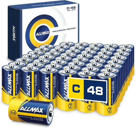 Allmax C Maximum Power Alkaline Batteries for Ultimate Performance