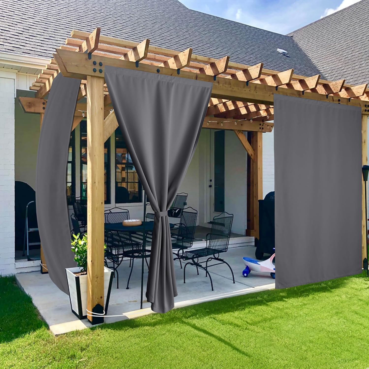 NICETOWN Outdoor Curtains for Patio, Waterproof and Durable