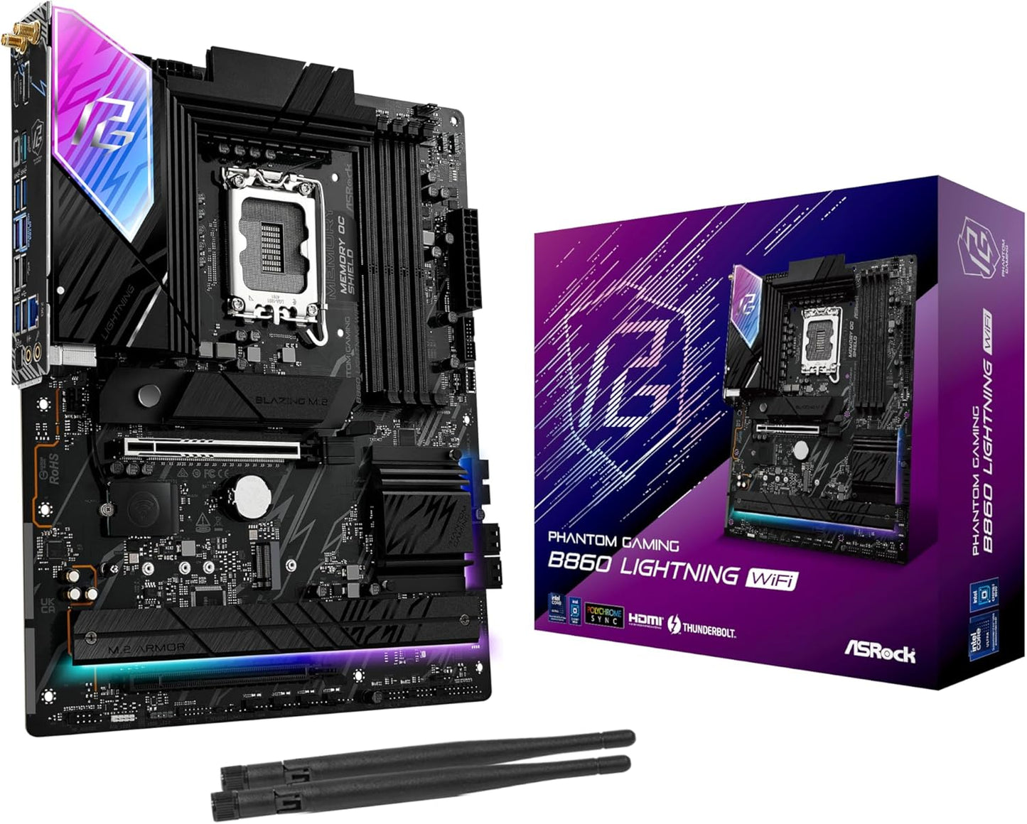 ASRock Phantom Gaming B860 Lightning WiFi 6E Motherboard Review