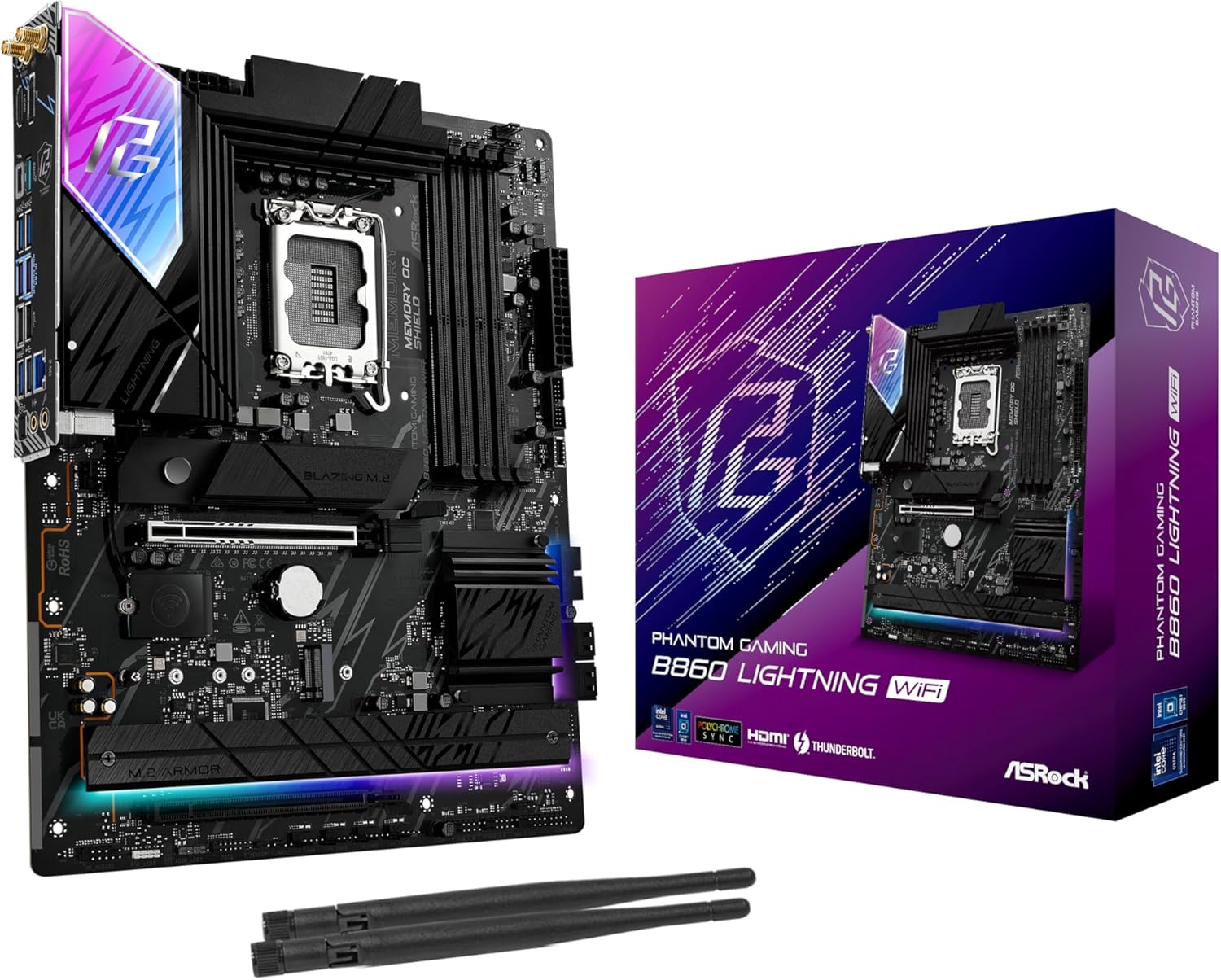 ASRock Phantom Gaming B860 Lightning WiFi 6E Motherboard Review