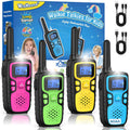 Walkie Talkies for Kids Rechargeable Long Range 4 Pack - Safe Outdoor
