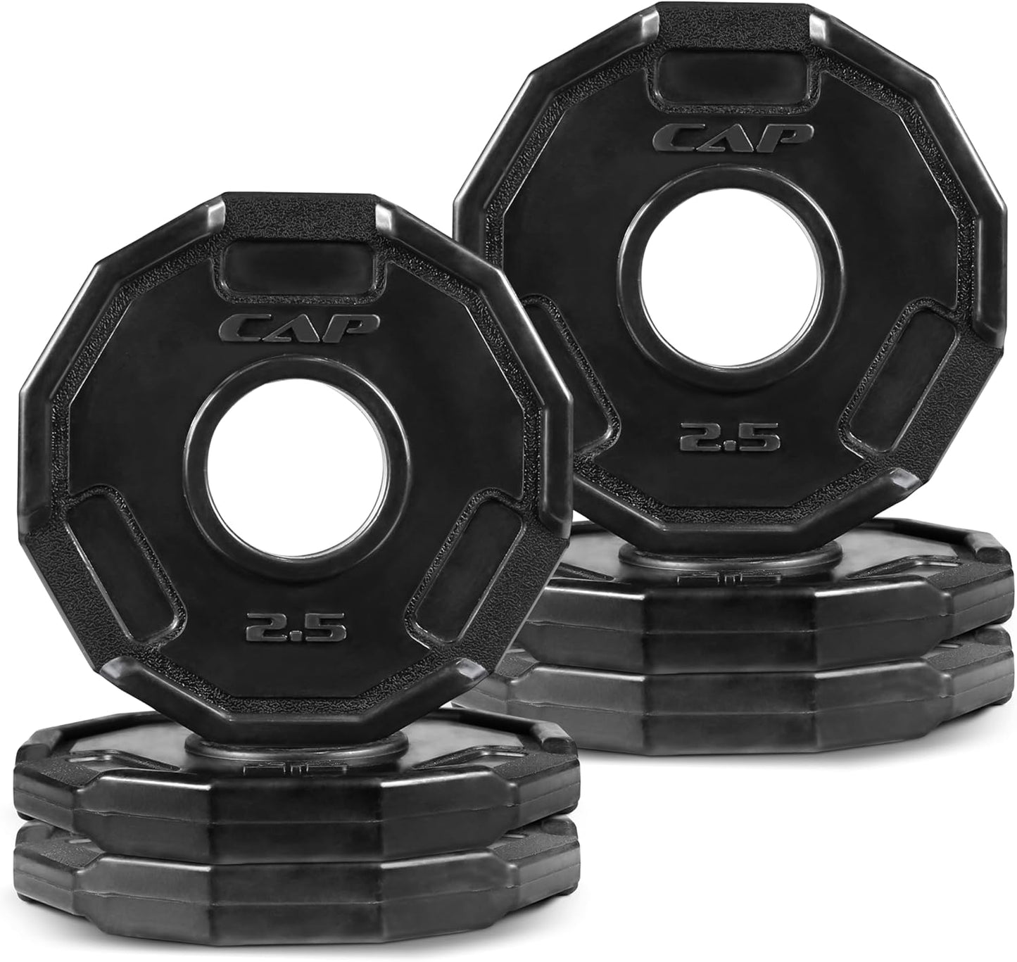 CAP Barbell 2-Inch Olympic Weight Plates for Strength Training