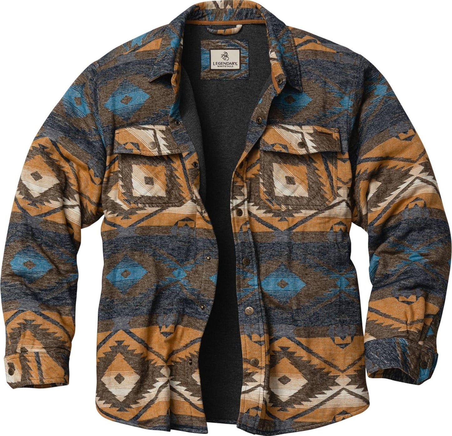 Legendary Whitetails Men's Thermal Lined Shirt Jacket for Comfort
