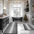 Bathroom Rugs and Mats Set Chenille 2-Piece - Thick Absorbent Bath