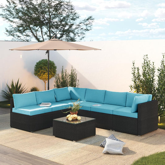 7 Piece Patio Furniture Set for Stylish Outdoor Living