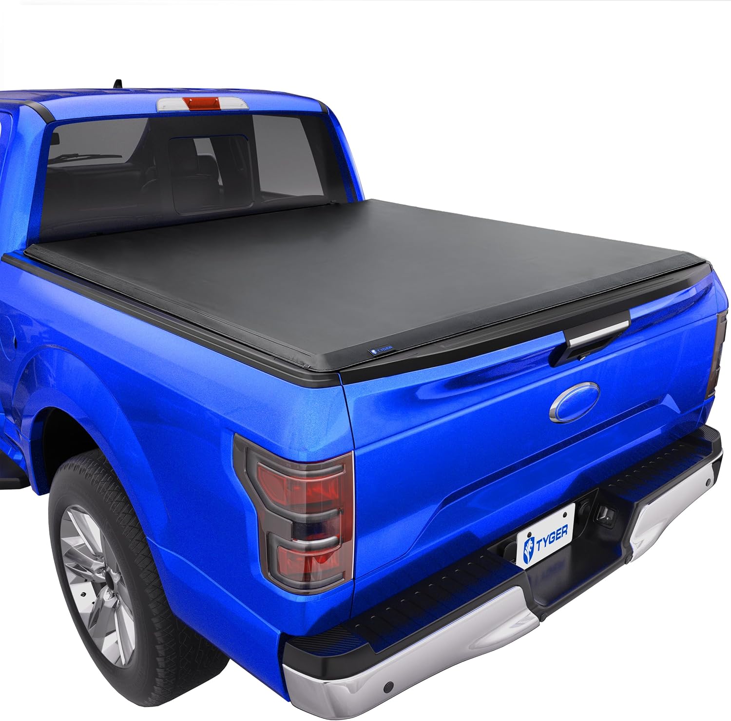Tyger Auto T1 Soft Roll Up Truck Bed Tonneau Cover for F-150