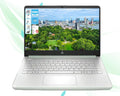 HP 14 in HD Laptop Green - 8GB RAM, 256GB Storage Traditional