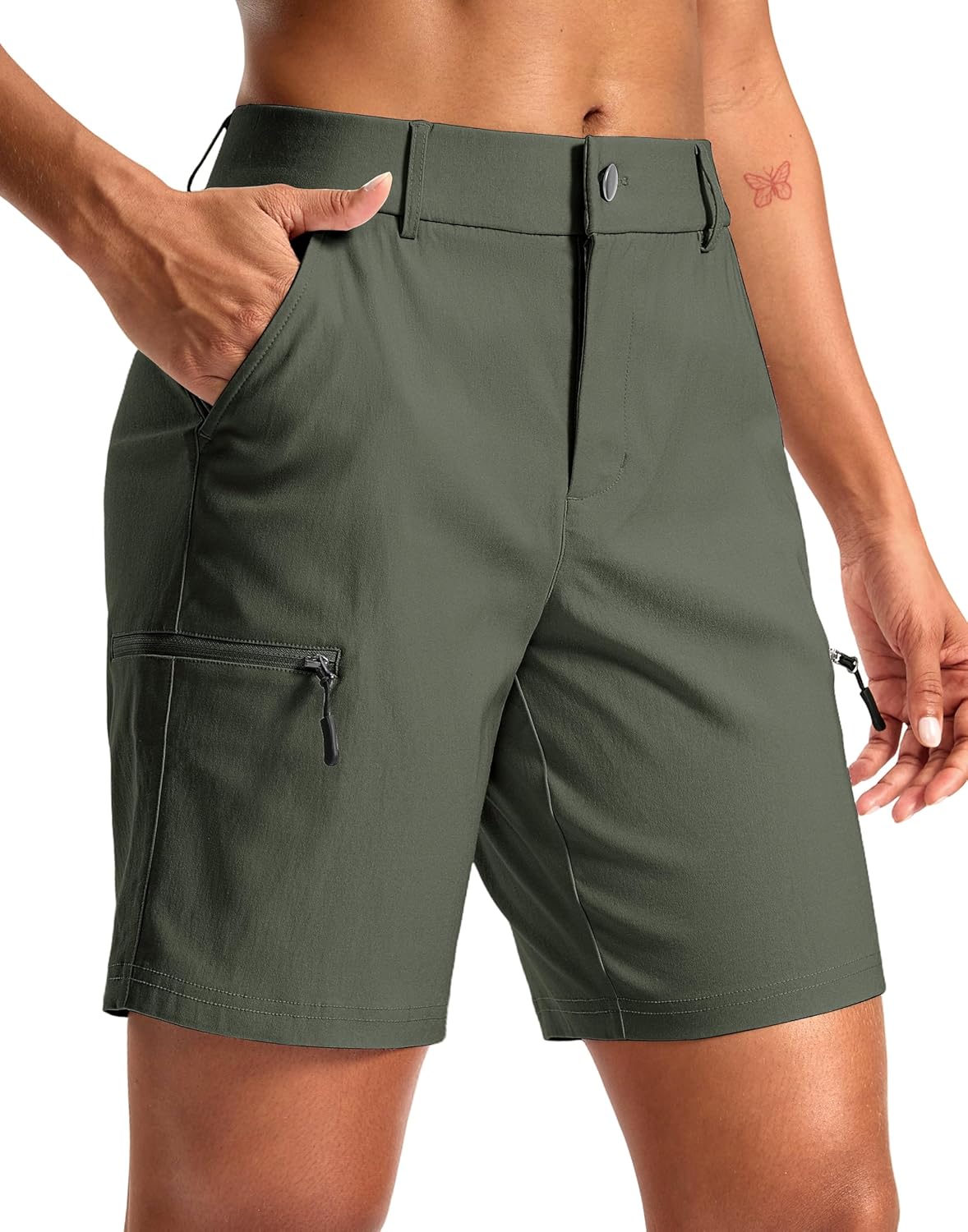 G Gradual Women's 7in Hiking Cargo Shorts for Outdoor Adventures