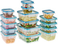 Snapware Total Solution 16-Pack Glass & Plastic Food Storage Set