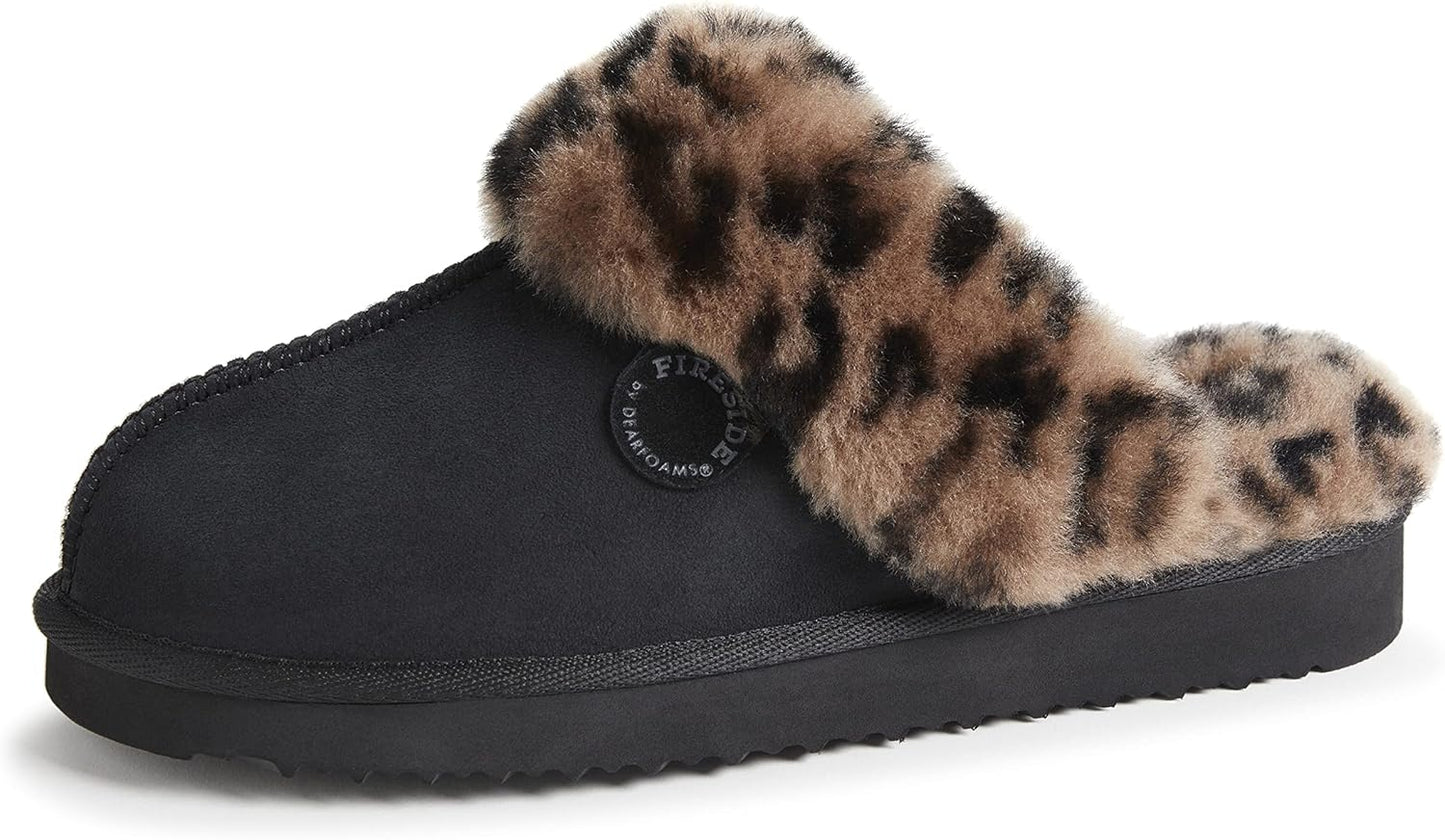 Dearfoams Women's Fireside Sydney Shearling Fur Slippers Review