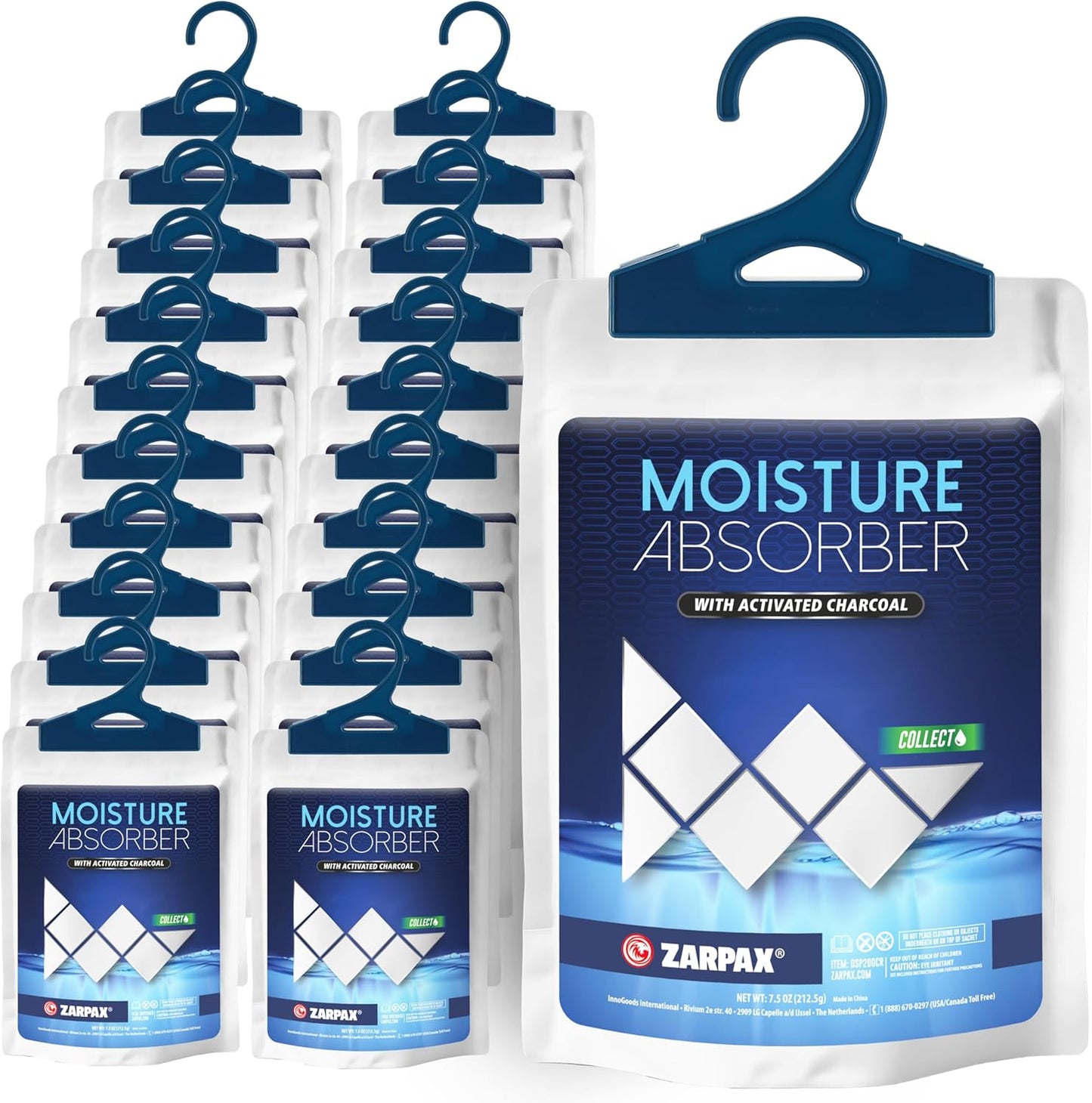 Moisture Absorber Sachets with Activated Charcoal for Home Use