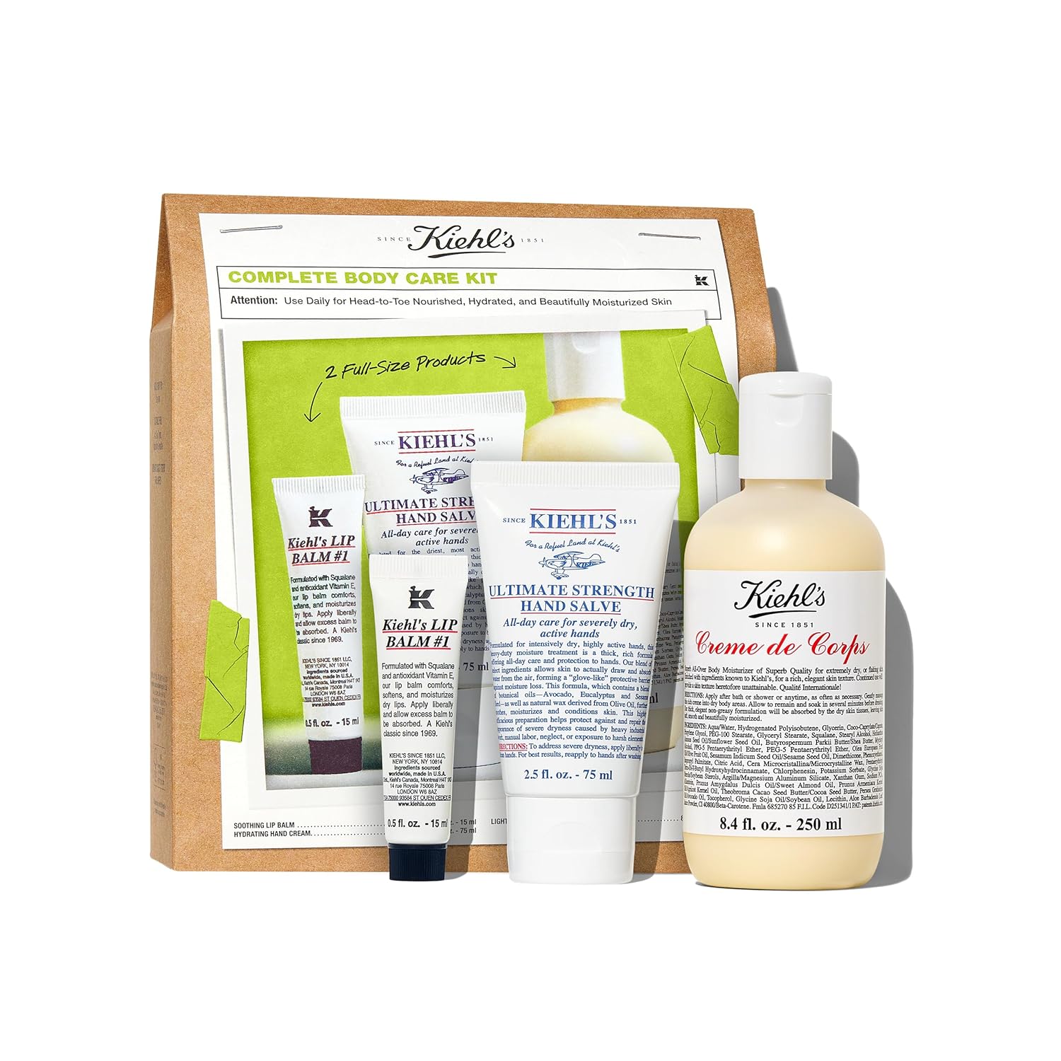 Kiehl's Body Care Gift Set for Hydrated Skin - Perfect for All