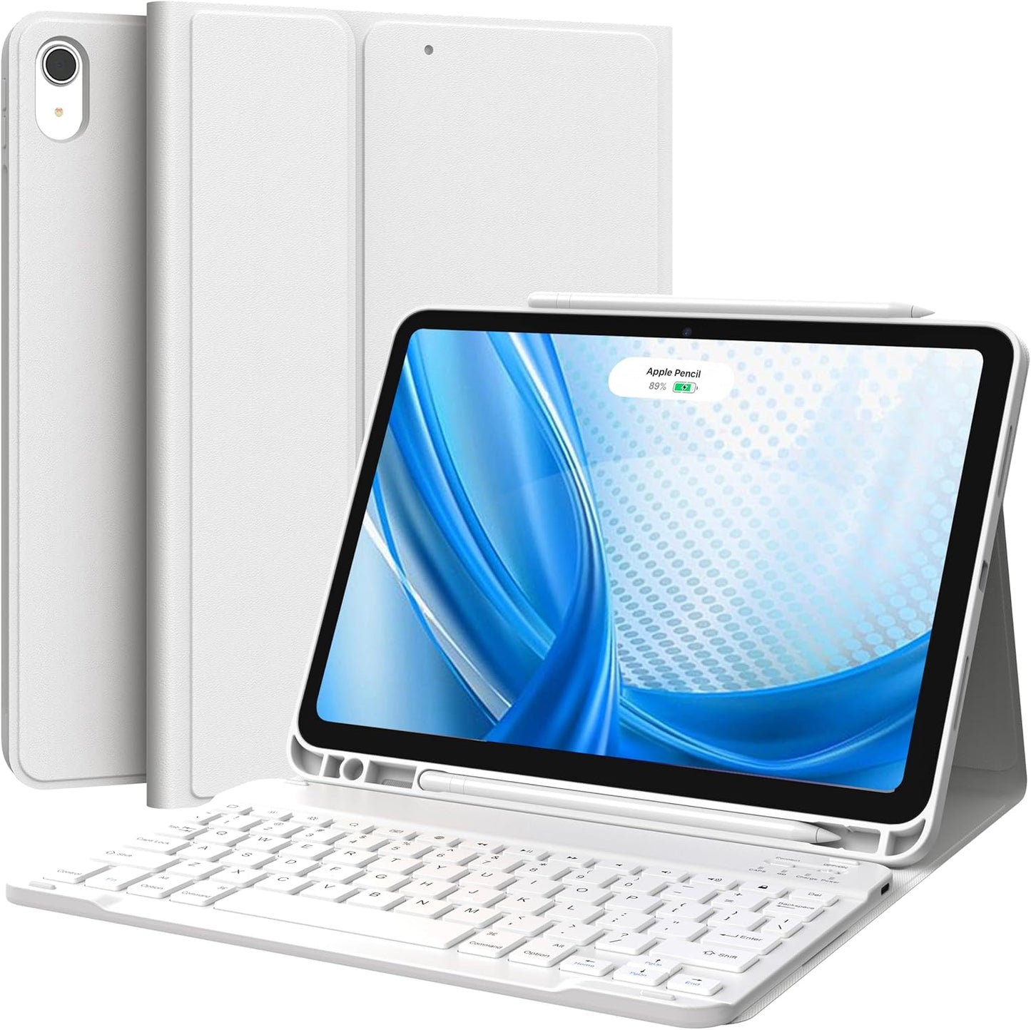 CHESONA iPad Air 5th/4th Generation Case with Keyboard and More