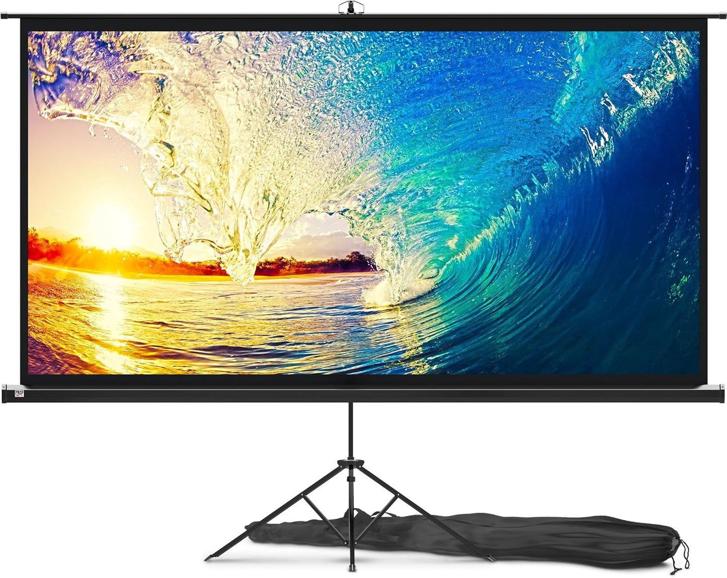 PropVue 100 HD Projector Screen with Free Tripod Stand
