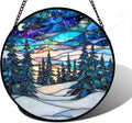 Stained Glass Window Hanging Suncatcher Decor for Home and Gifts