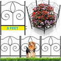 Gray Bunny Decorative Garden Fence for Dogs and Animals Barrier
