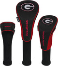 Collegiate Set of Three Headcovers in Team Colors - Nylon Set
