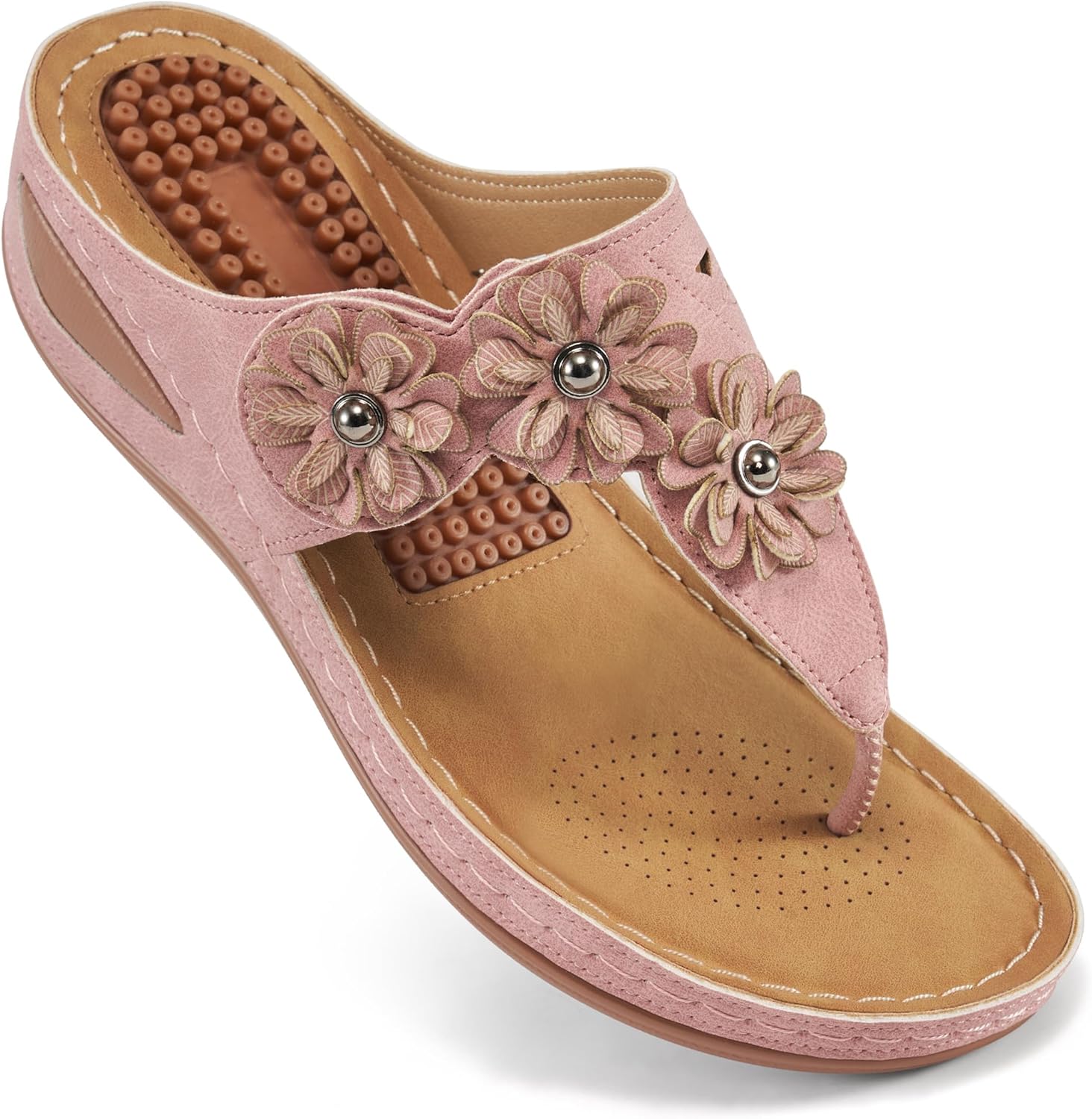 Comfortable Orthopedic Wedge Sandals for Women by FUDYNMALC