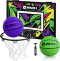 AND1 Over the Door Mini Basketball Hoop for Indoor Fun