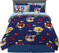 Sonic The Hedgehog Kids Bedding 7 Piece Queen Set - Super Soft Comfort