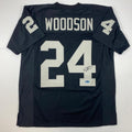 Facsimile Autographed Charles Woodson Oakland Las Vegas Jersey Men's