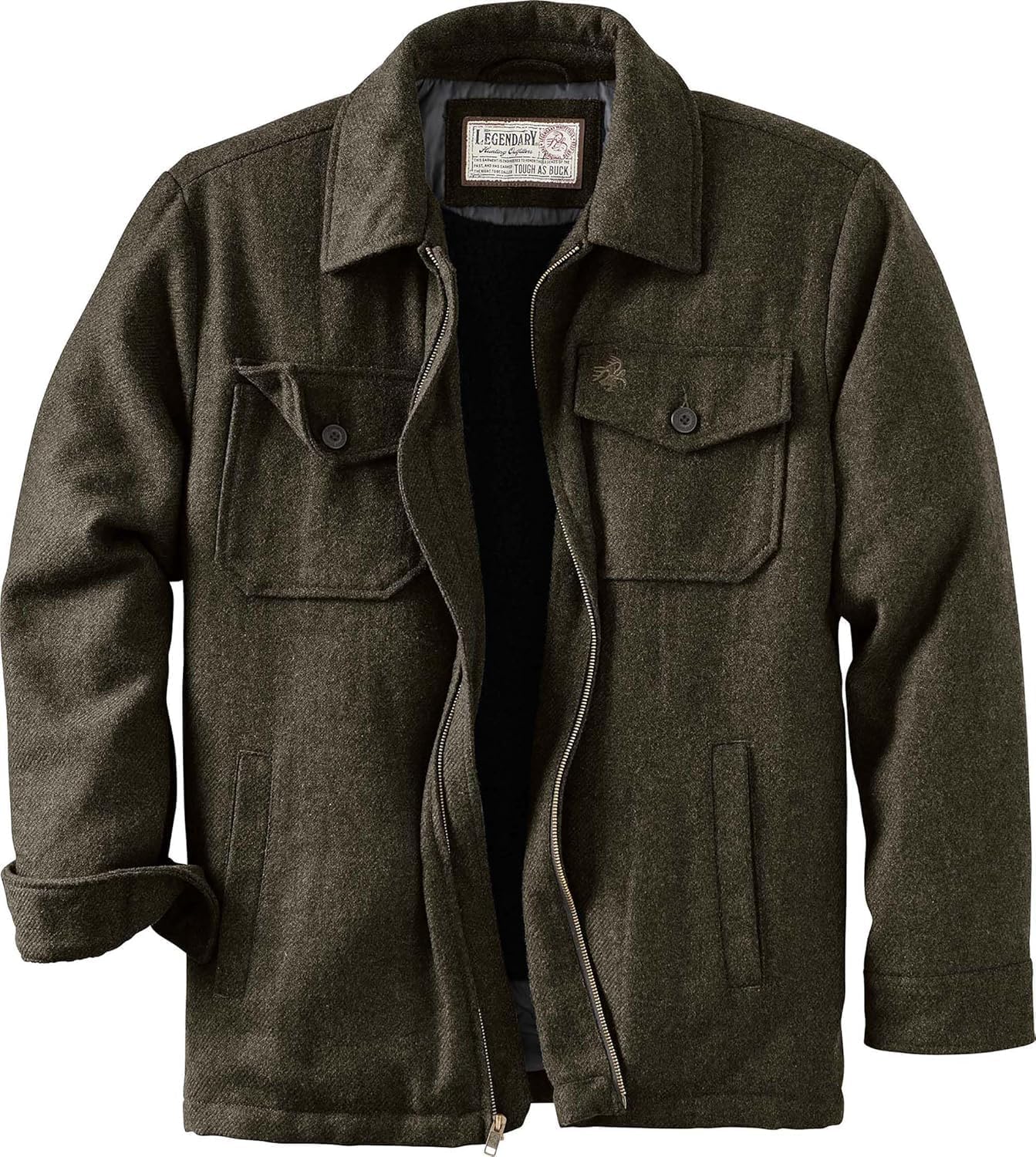 Legendary Whitetails Outdoorsman Wool Coat for Winter Comfort