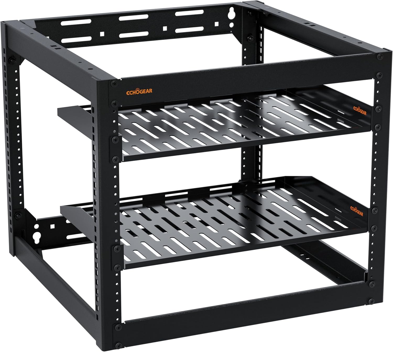 ECHOGEAR 10U Network Rack - Heavy Duty Wall Mount Design
