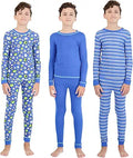 Boys Pajamas Set 6 Piece Snug Fit Sleepwear - Soft Cozy Pack