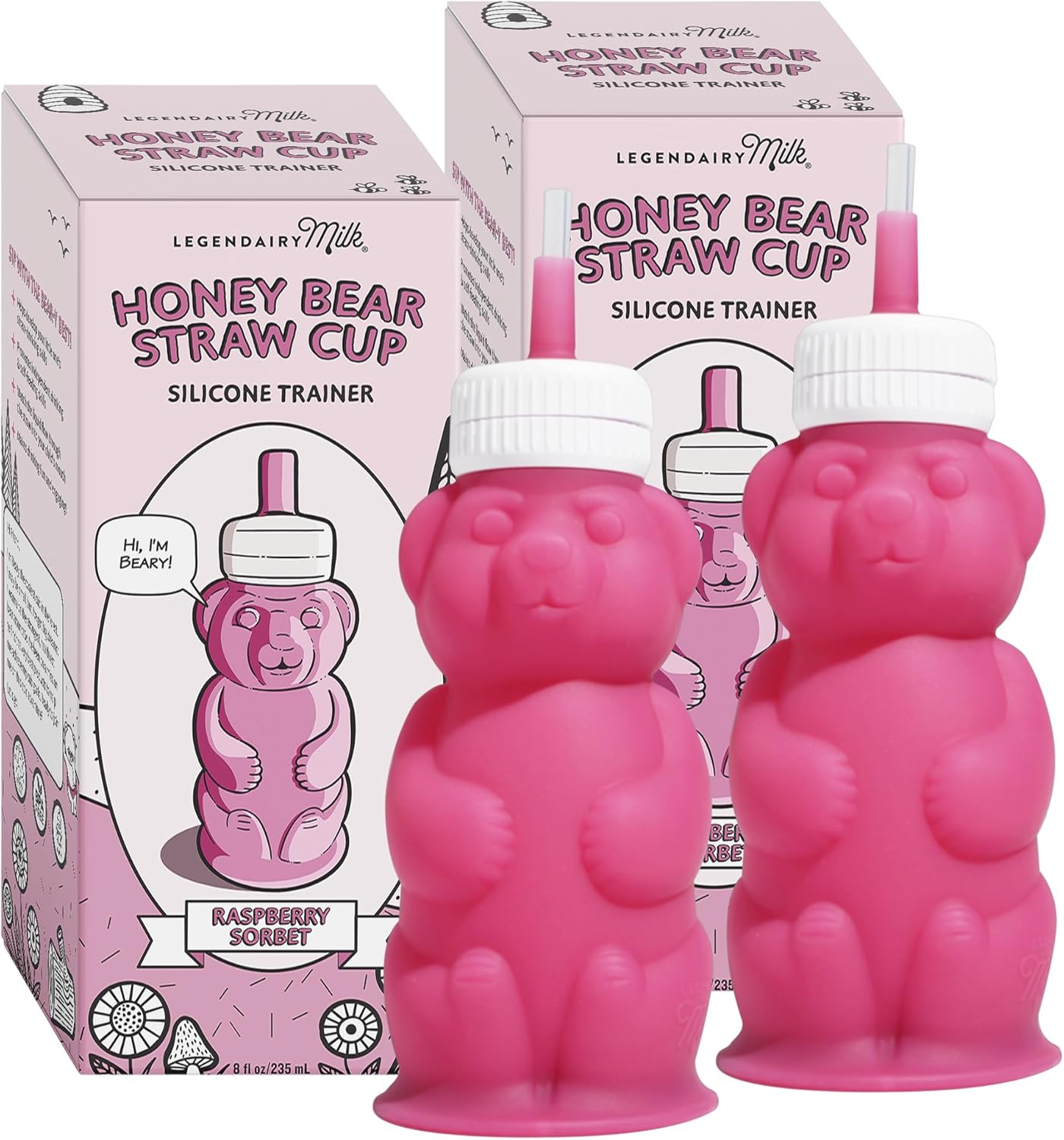 Honey Bear Straw Cup for Babies - Fun and Functional Design