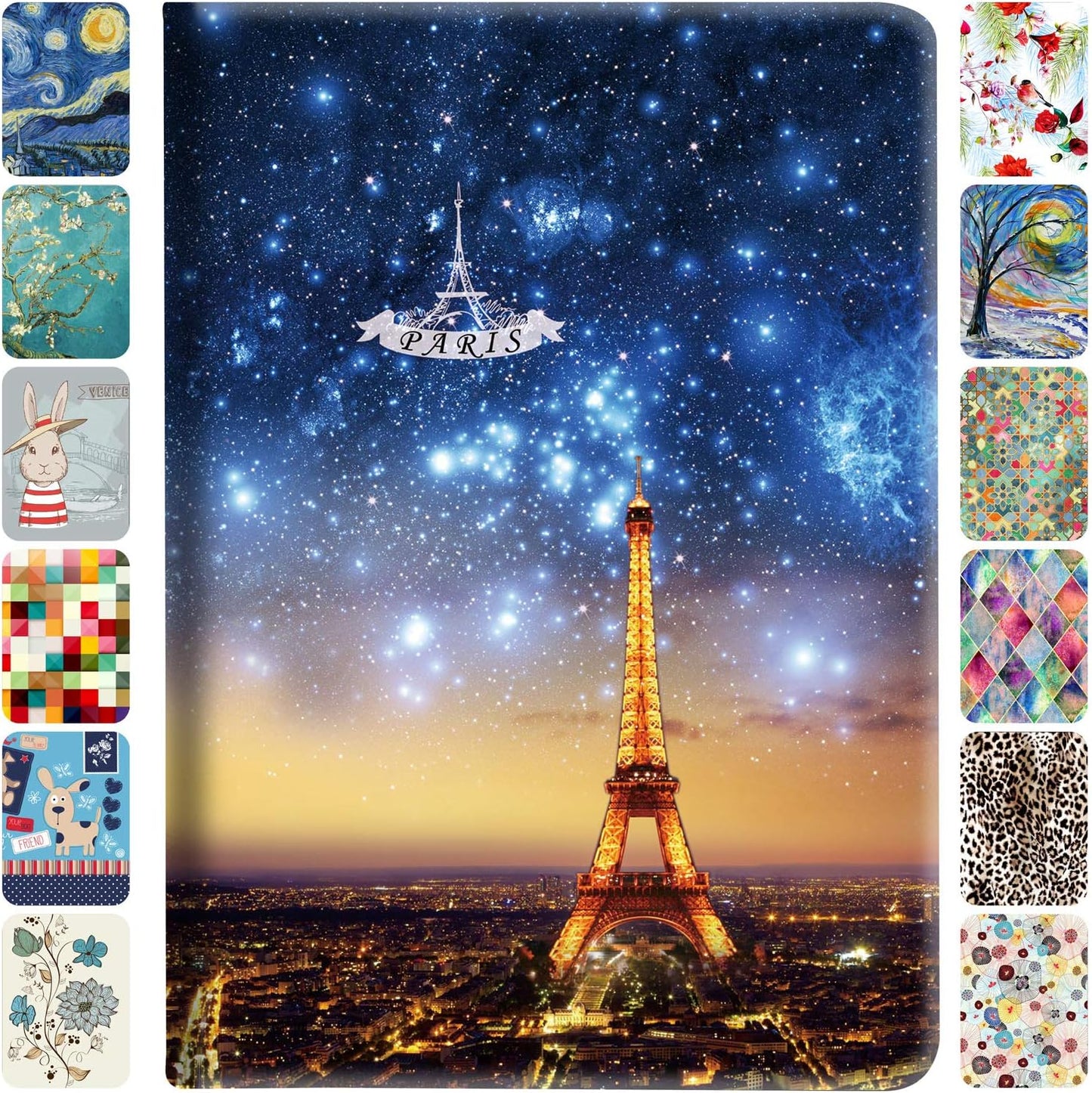 DuraSafe iPad Pro 9.7 Inch 2016 Case - Paris Night Design
