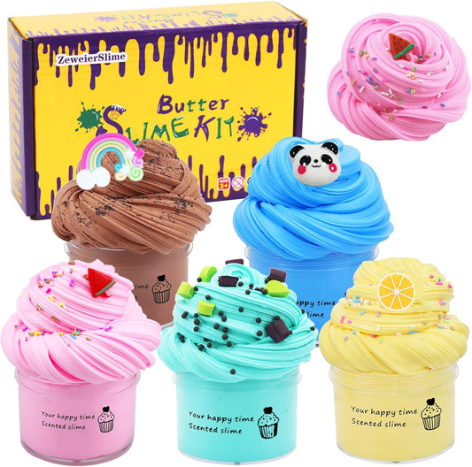 Non-Sticky Butter Slime Kit for Kids - ZeweierSlime
