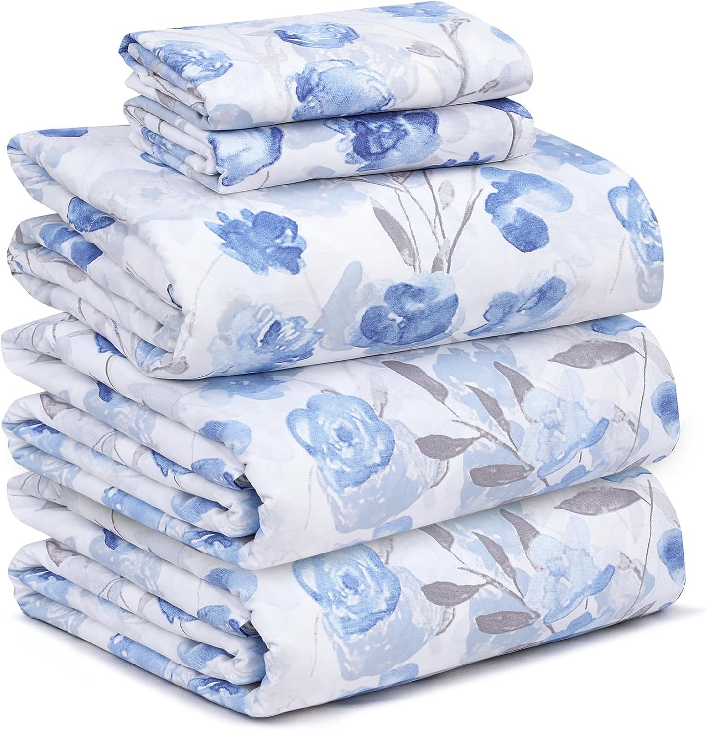 100% Cotton Split King Sheets Sets for Adjustable Bed Comfort