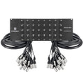 PRORECK Rack Mount TRS XLR Combo Splitter Snake Cable - 32-Channel 4U