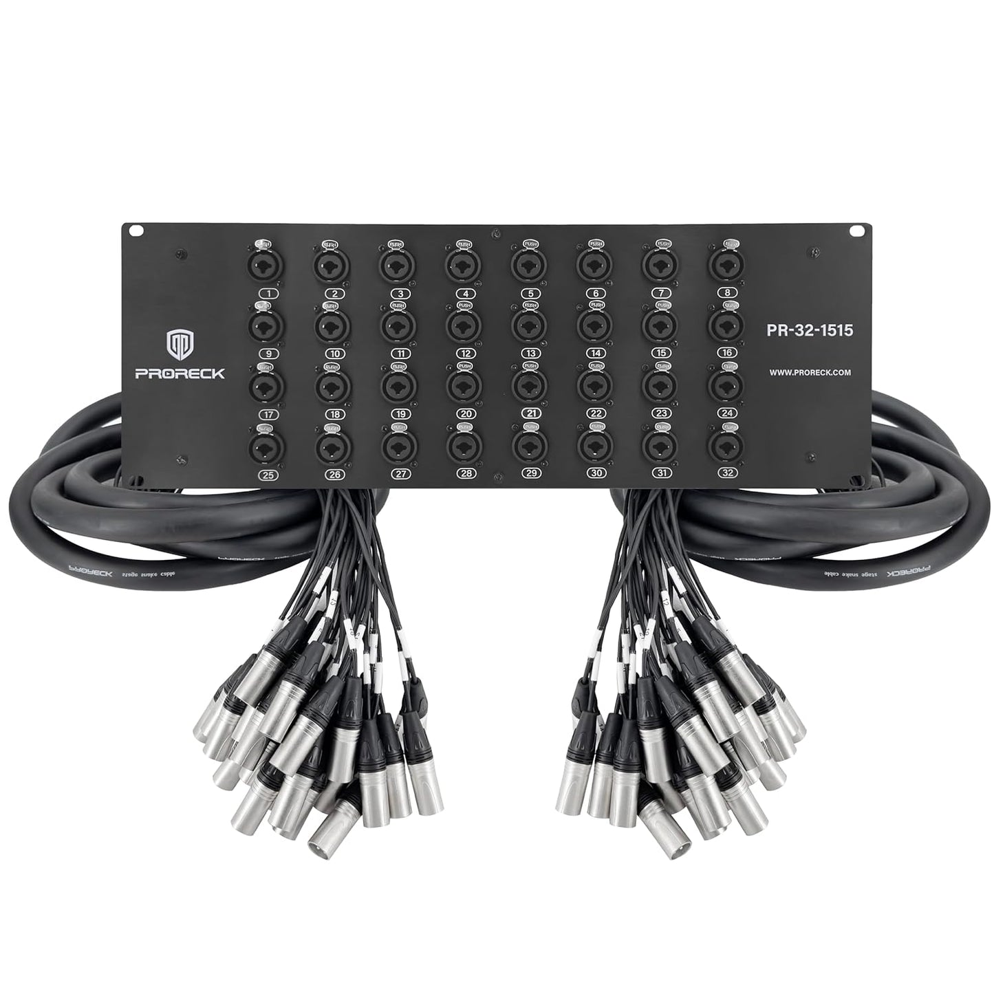 PRORECK 32-Channel Snake Splitter Cable for Live and Studio Use