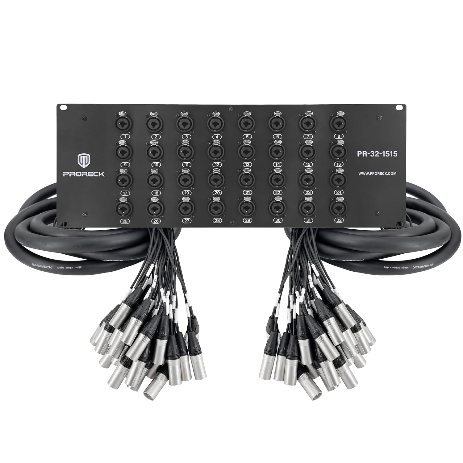 PRORECK 32-Channel Snake Splitter Cable for Live and Studio Use