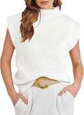 Caracilia Women's Sleeveless Sweater Vest for Trendy Summer Style