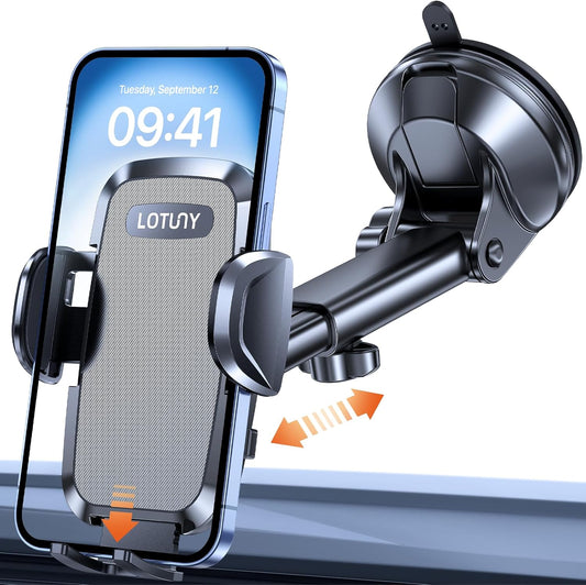 LOTUNY Rotatable Car Phone Holder - Securely Mount Any Smartphone!
