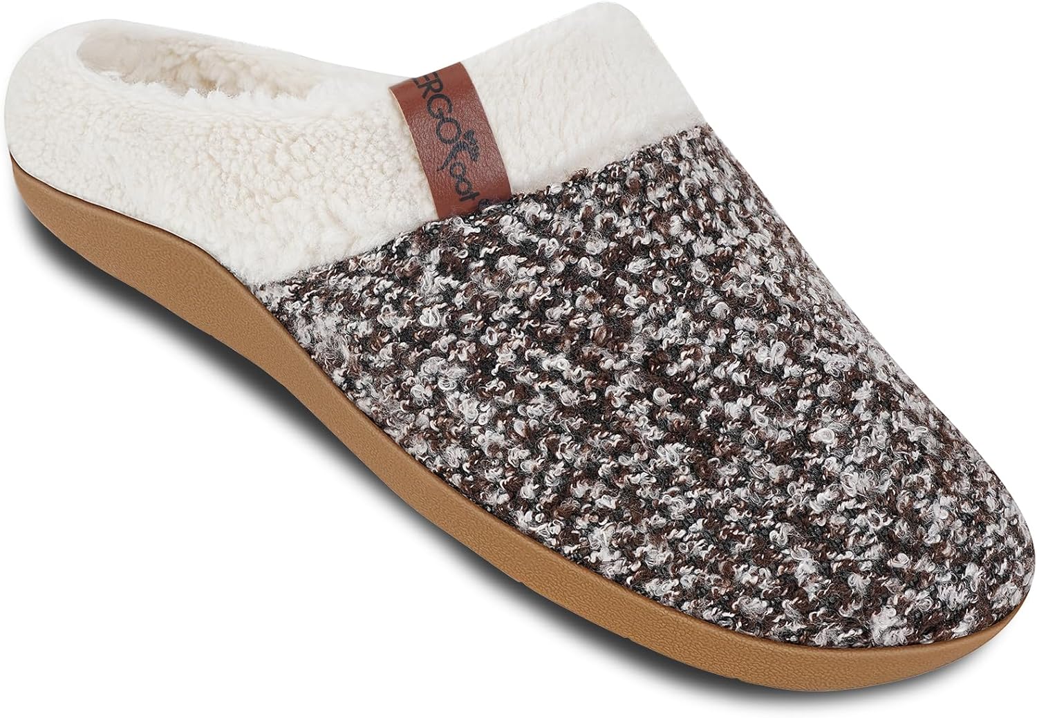 ERGOfoot Orthopedic Slippers with Arch Support for Comfort