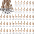 Hanging Car Air Freshener Diffuser Bottles 50-Pack - Refillable 8ML