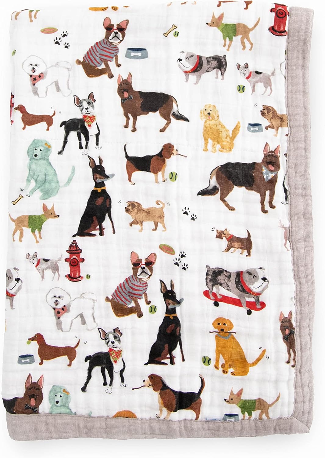 Little Unicorn Newborn Receiving Quilt - Ultra-Soft Muslin Gift