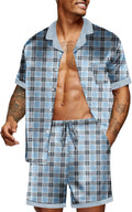 Men's Ekouaer Satin Pajamas for Stylish and Comfortable Sleep