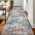IOHOUZE Abstract Runner Rug 3x12 Ft for Hallways and Kitchens