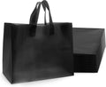 Prime Line Packaging Frosted Plastic Shopping Bags 16x6x12 - Durable