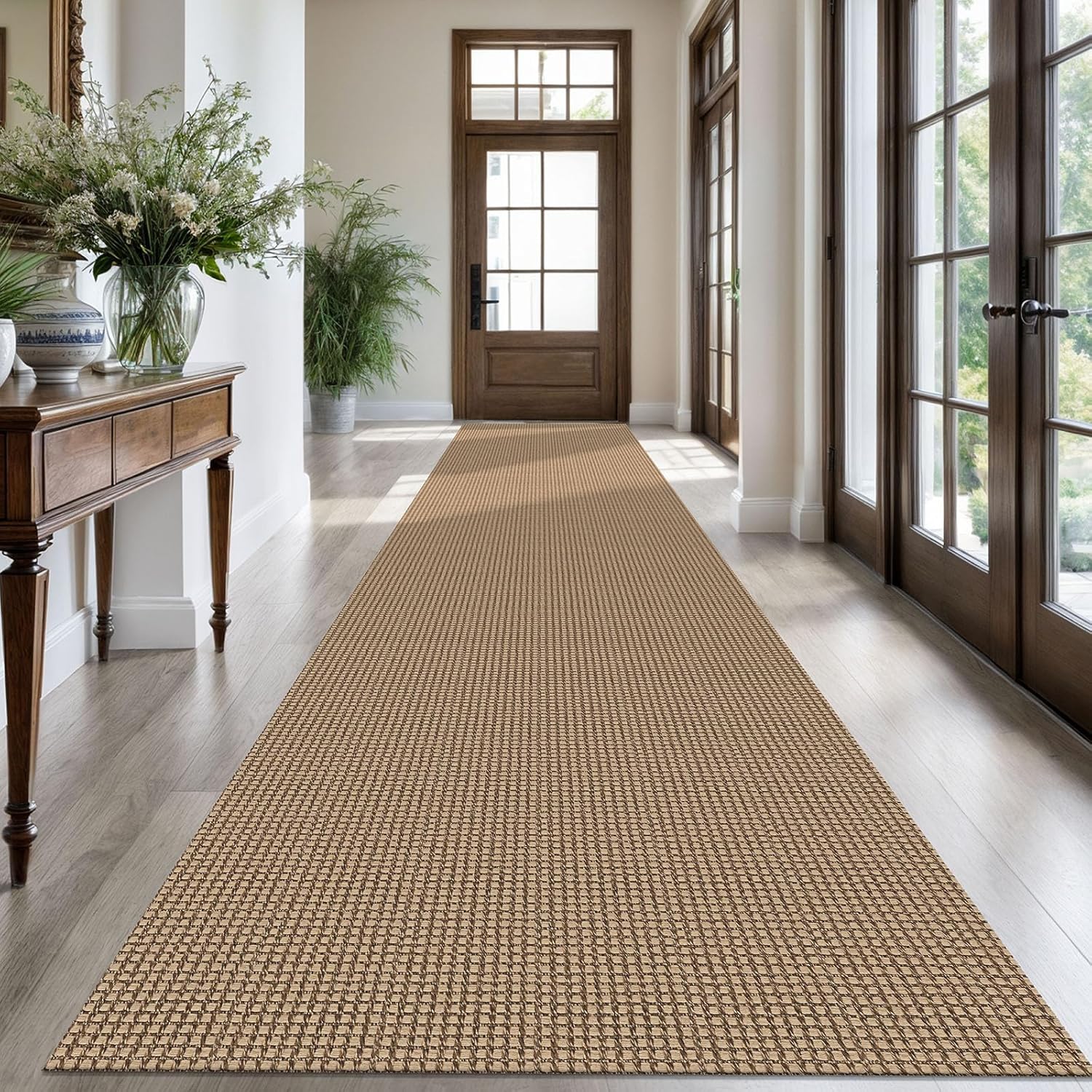 KOZYFLY Extra Long Hallway Runner Rug for Indoor Use