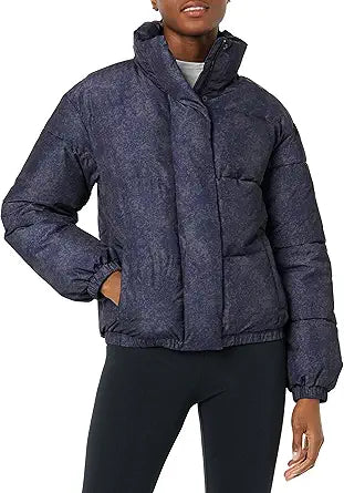 Women's Relaxed-Fit Mock-Neck Short Puffer Jacket Review