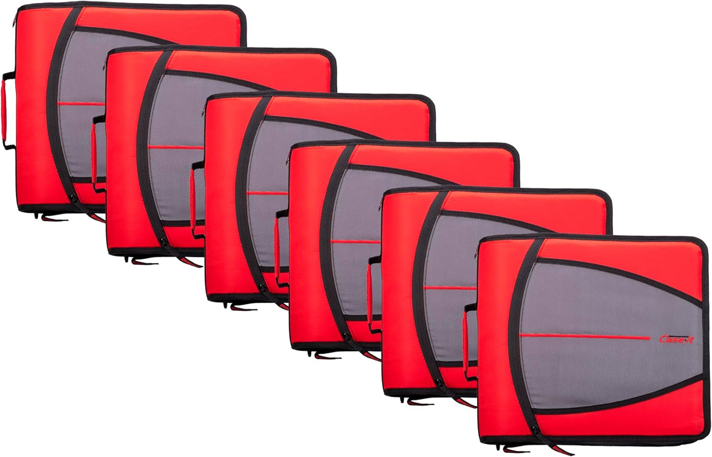 Case-it Mighty Zip Tab School Zipper Binder for Students