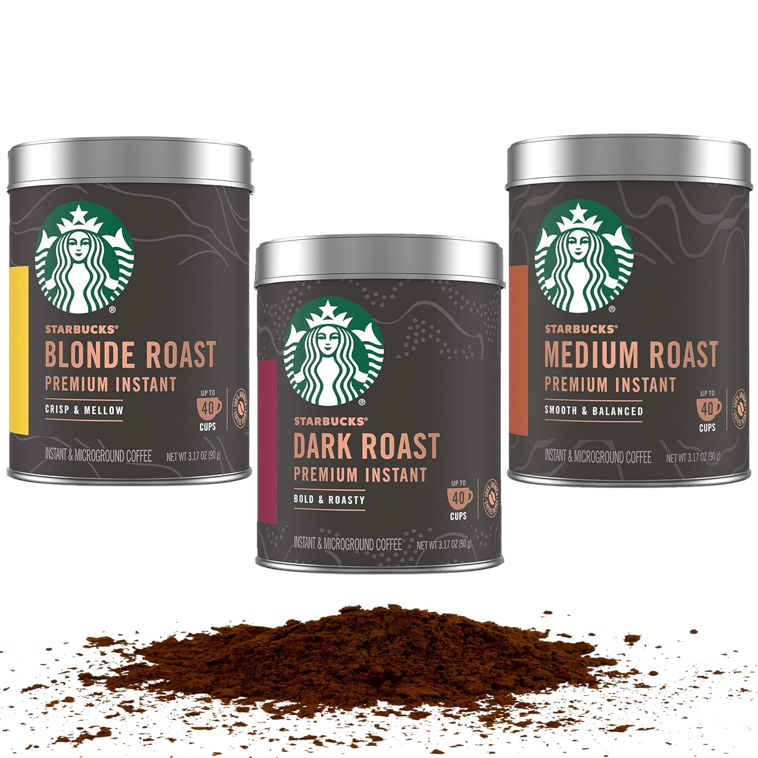 Starbuck Coffee Variety Pack - Premium 100% Arabica - 3 Cans