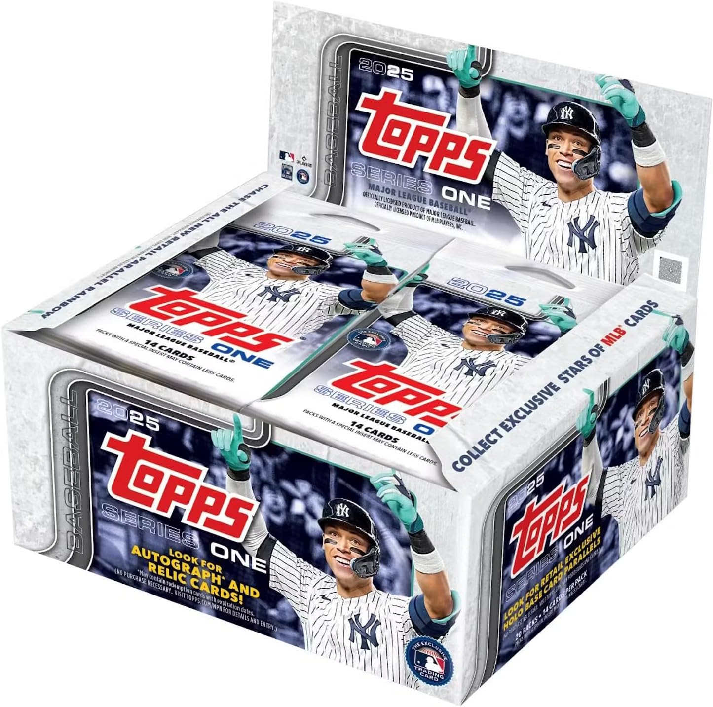 2025 Topps Series 1 Baseball Trading Card Retail 20 Pack Box