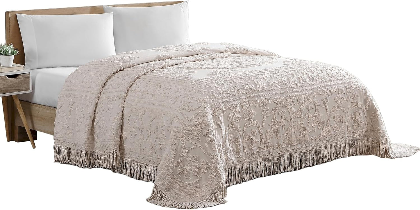 Medallion Chenille Bedspread by Beatrice Home Fashions, Queen