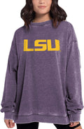 chicka-d NCAA womens Campus Pullover for Women - Burnout Fleece